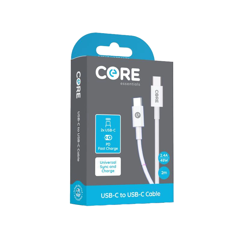 Core Type C to C 2m 2.4A 48W