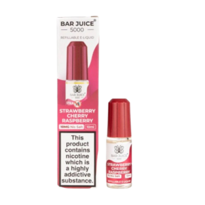 Strawberry Cherry Raspberry Nic Salt E Liquid by Bar Juice 5000